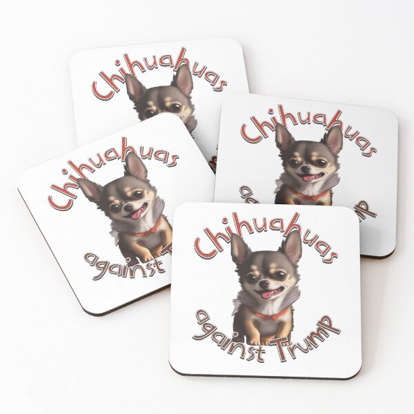 Item preview, Chihuahuas contra Trump designed and sold by DistinctDesignz.