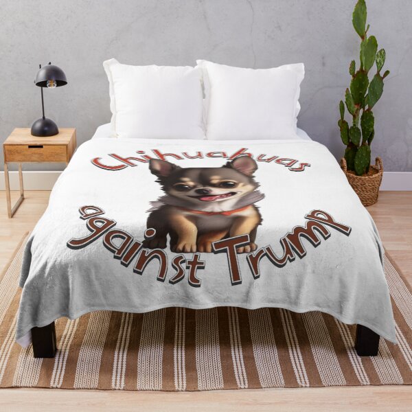 Item preview, Chihuahuas contra Trump designed and sold by DistinctDesignz.