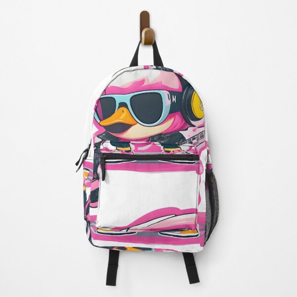 Item preview, Pink duck playing an electric guitar (#2) designed and sold by soliduxo.