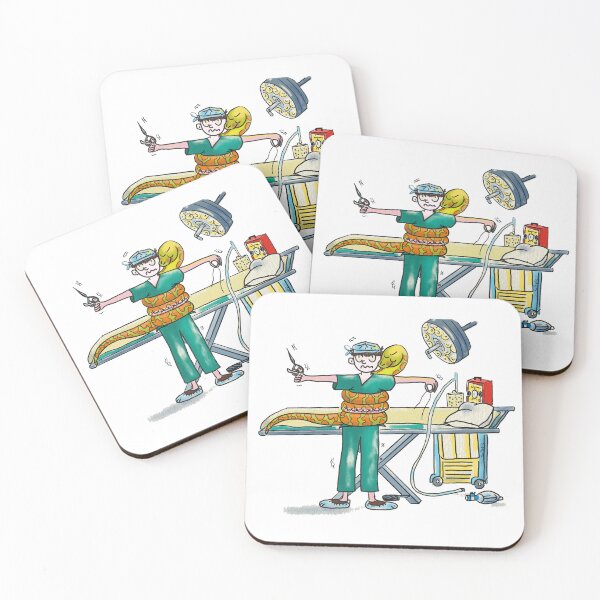 Item preview, Funny Veterinarian and a Python designed and sold by Suibets.