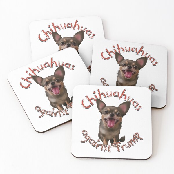 Item preview, Chihuahuas contra Trump designed and sold by DistinctDesignz.