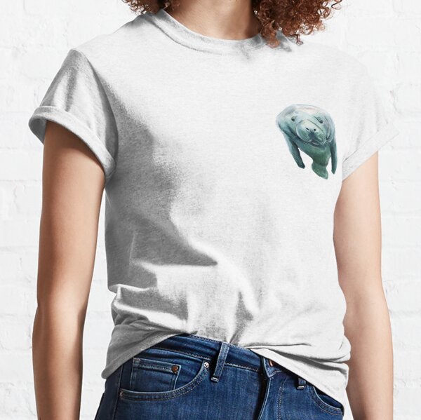 Save The Manatees! Stickers, shirts, phone cases and more! Classic T-Shirt
