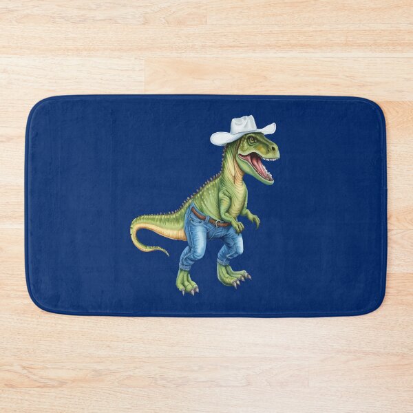 Item preview, Texan Cowboy Dinosaur Wearing Denim Jeans designed and sold by taiche.