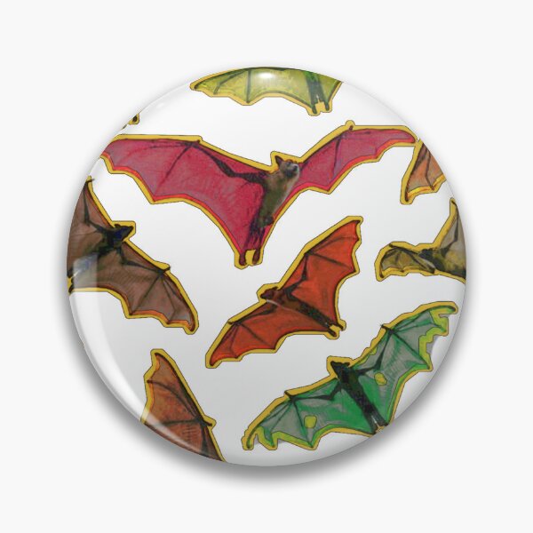 Item preview, bats in rainbow colors designed and sold by baginiak.