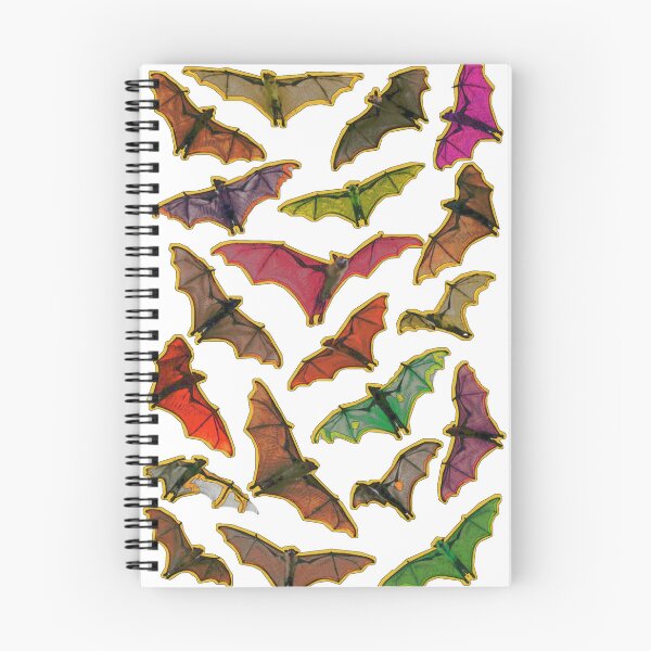 Item preview, bats in rainbow colors designed and sold by baginiak.