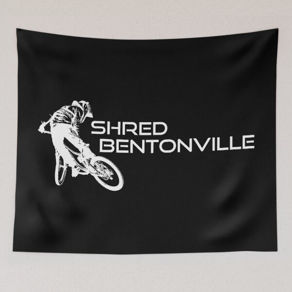 Item preview, Shred Bentonville Arkansas Mountain Biking designed and sold by Esskay Designs.