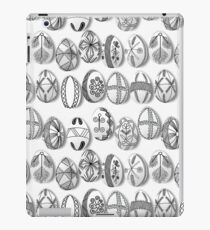 polish easter eggs black and white pisanki iPad Case/Skin