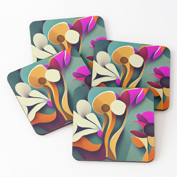 Item preview, Abstract Floral Garden: Harmony in Bloom designed and sold by TheFrenchVegan.