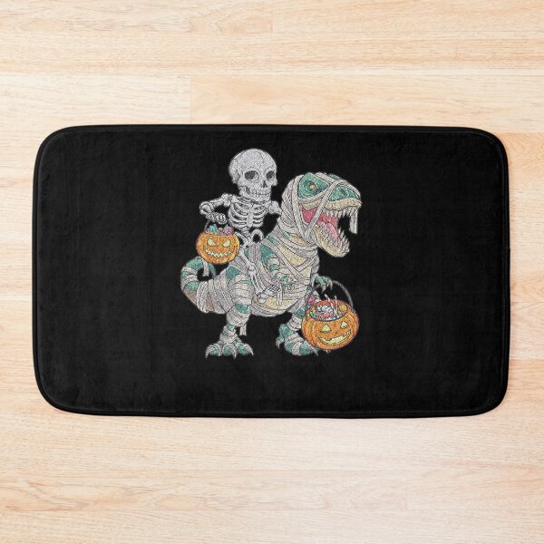 Item preview, Distressed Skeleton Riding Mummy Dinosaur Halloween Pumpkin  designed and sold by PeterkinOlguin.