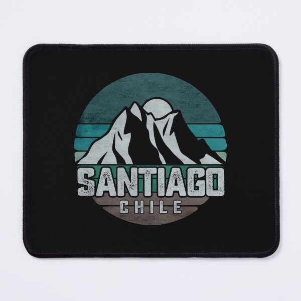Item preview, Chile Mountains of Santiago Retro Blue Sunset Souvenir designed and sold by alenaz.
