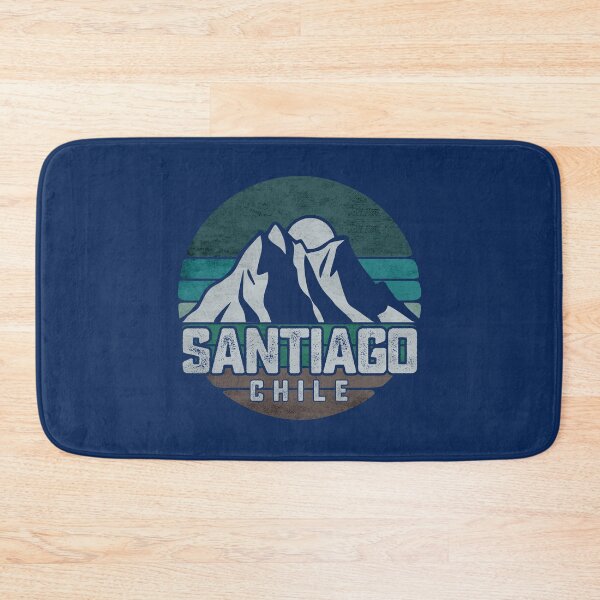 Item preview, Chile Mountains of Santiago Retro Blue Sunset Souvenir designed and sold by alenaz.