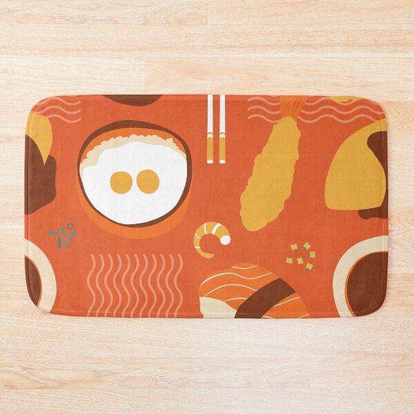 Item preview, Umami Symphony: A Dance of Omurice, Salmon, and Tempura Tote Bag designed and sold by cassdesignco.