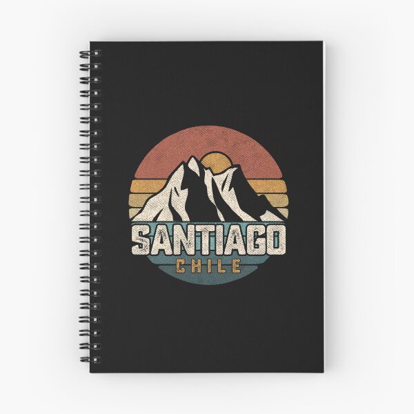 Item preview, Santiago De Chile Mountains 80s Retro Souvenir Vintage Art designed and sold by alenaz.