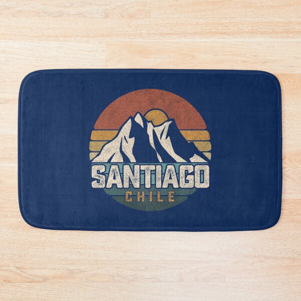 Item preview, Santiago De Chile Mountains 80s Retro Souvenir Vintage Art designed and sold by alenaz.