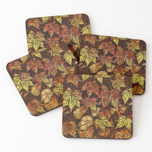 Item preview, Dotty Autumn Leaves  designed and sold by Dana Roper.
