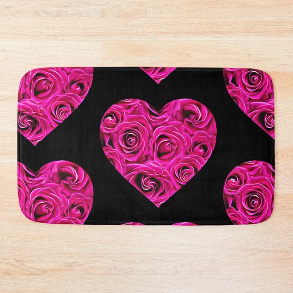 Item preview, Pink roses in the heart - Symbol designed and sold by FlowerandDesing.