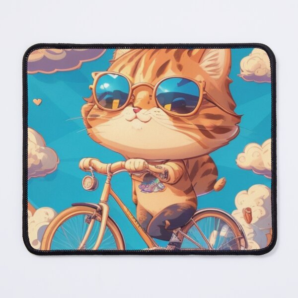 Item preview, A Cat's Crusade for Cycling designed and sold by PaperPalette.