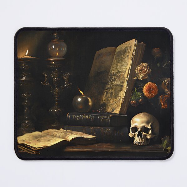 Item preview, Dark Victorian Still Life Vintage Painting designed and sold by SolarArchitect.