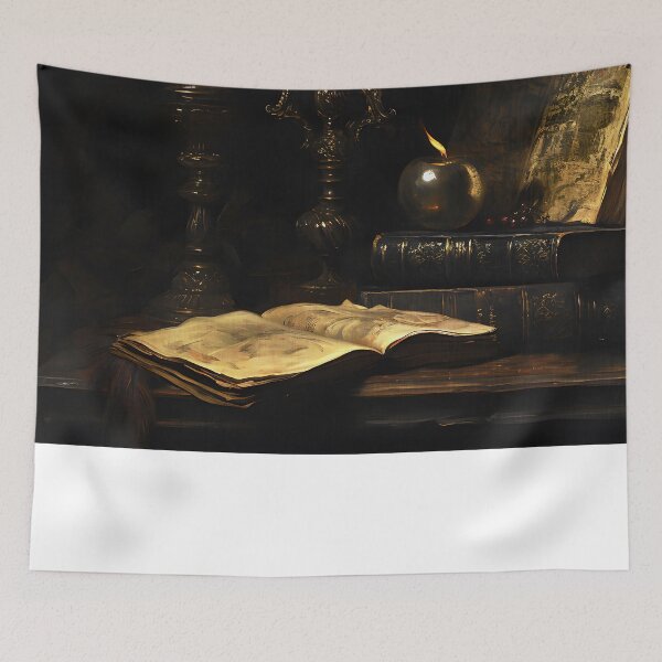 Item preview, Dark Victorian Still Life Vintage Painting designed and sold by SolarArchitect.