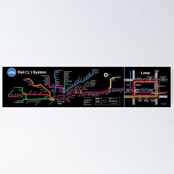 Item preview, CTA MAP BLACK designed and sold by ThePigshark.