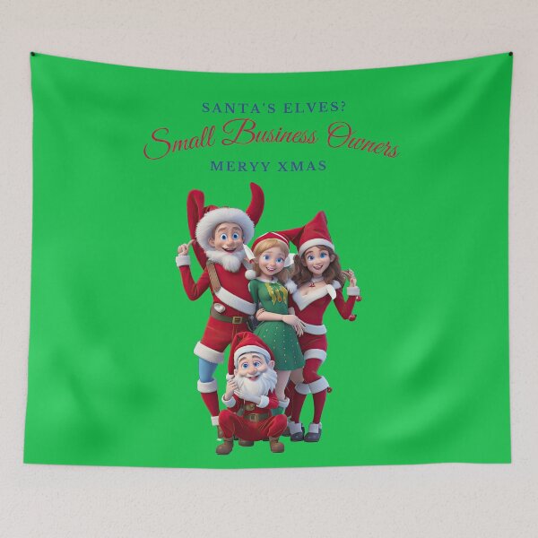Item preview,  "Xmas Elves Meme: Spread Holiday Laughter with Playful and Festive Elf Memes" designed and sold by RvinJo8.