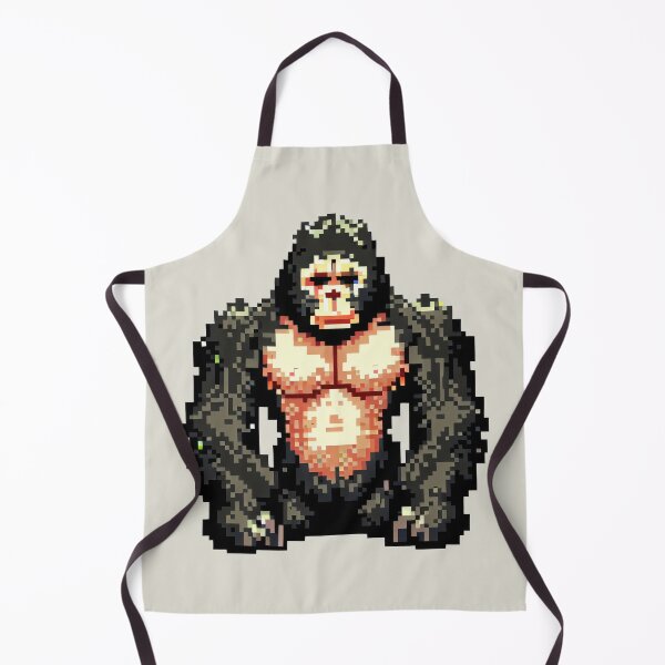 Item preview, Pixel Power - Pixel Art Gorilla designed and sold by pocketart2023.