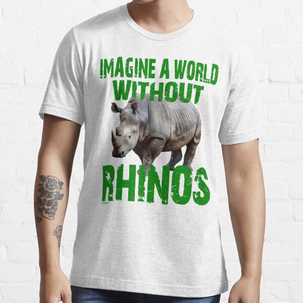 Item preview, A WORLD WITHOUT RHINOS designed and sold by Paparaw.