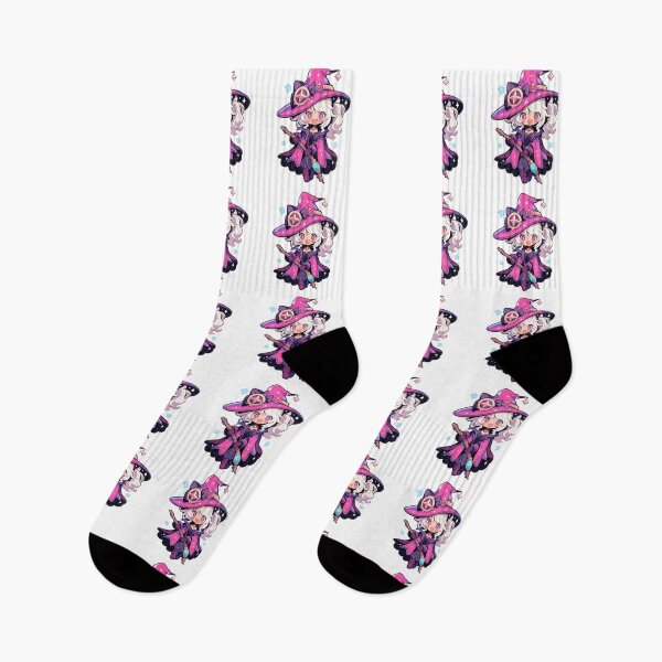 Item preview, Pink and Purple Cute Kawaii Dark Magician Girl Witch designed and sold by CozyKawaiiArt.