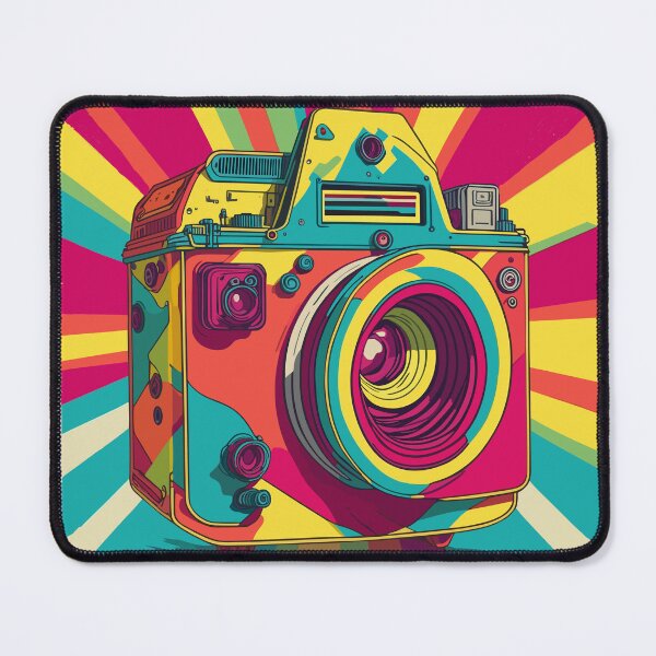 Item preview, Pop art illustration of a camera designed and sold by VirtualPalette.