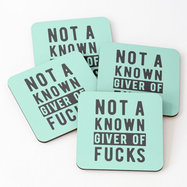 Item preview, Not a known giver of fucks designed and sold by byzmo.