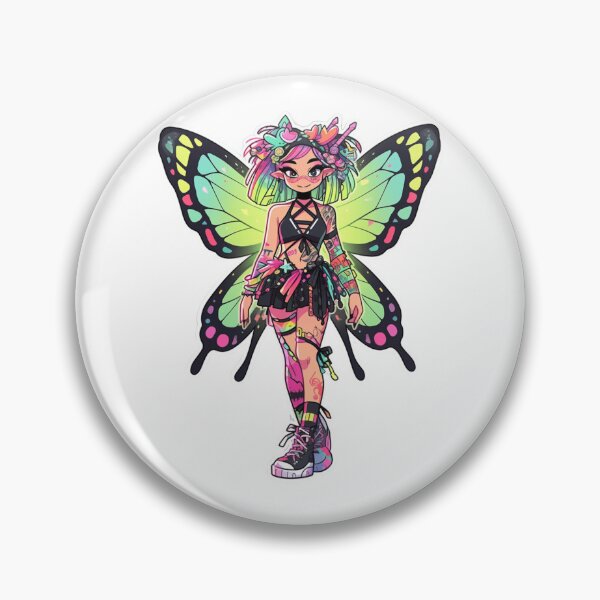 Item preview, Colourful Nightlife Pixie Neon Dark Aesthetics designed and sold by PixieRavePrints.
