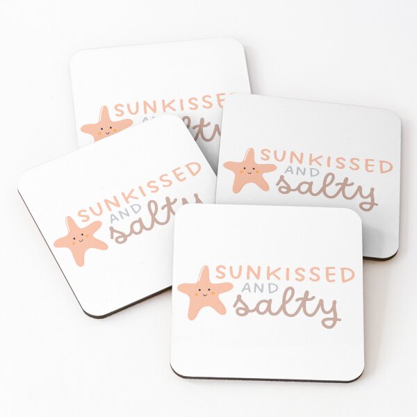 Item preview, Cute Starfish Sunkissed and Salty Beach Bum designed and sold by LiddyLuDesigns.