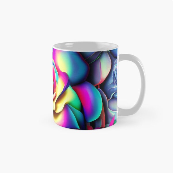 Aperçu de l'œuvre Roses 3D vibrantes - Modèle sans couture de couleur arc-en-ciel créée et vendue par ImgntnMonster.