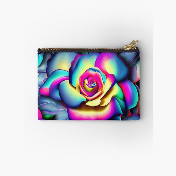 Item preview, Vibrant 3D Roses - Rainbow Color Seamless Pattern designed and sold by ImgntnMonster.