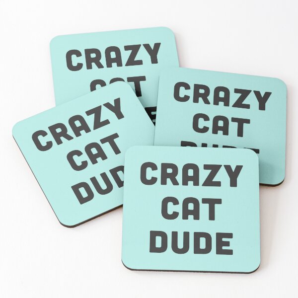 Item preview, Crazy Cat Dude designed and sold by byzmo.