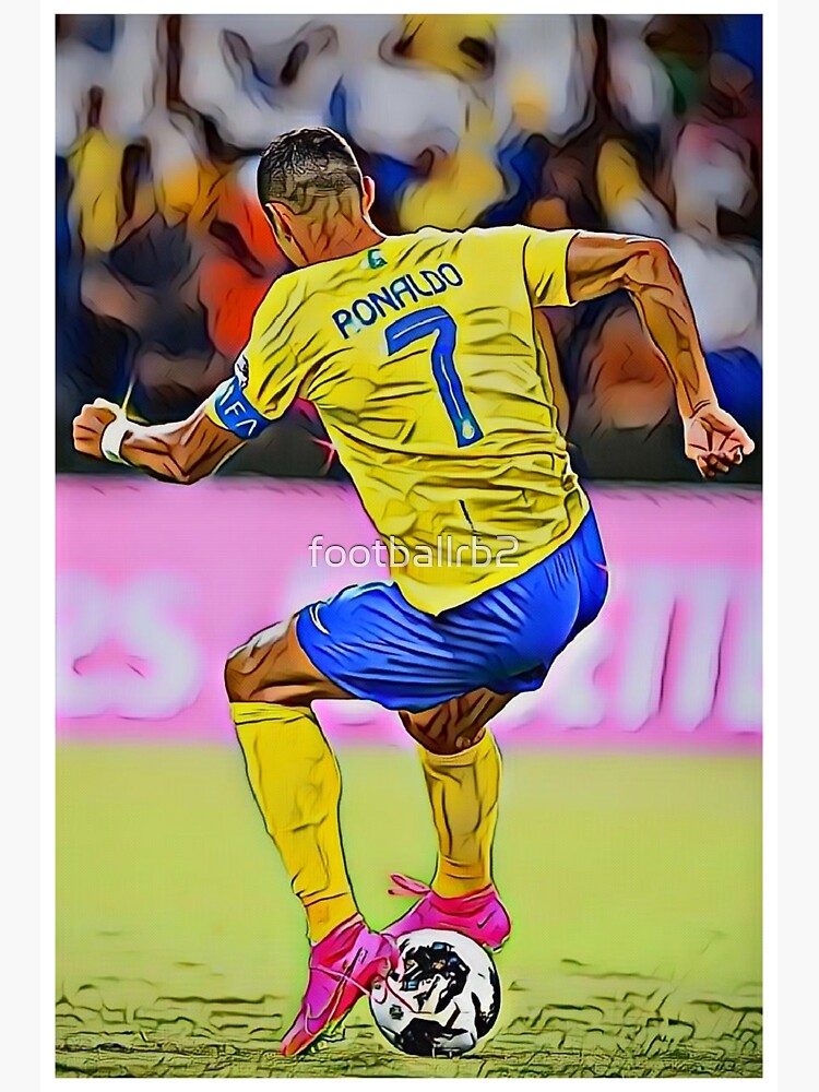 Cristiano Ronaldo Al Nassr Poster Sticker For Sale By Footballrb2 Redbubble 5117