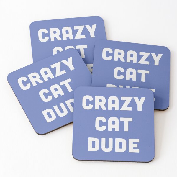 Item preview, Crazy Cat Dude designed and sold by byzmo.