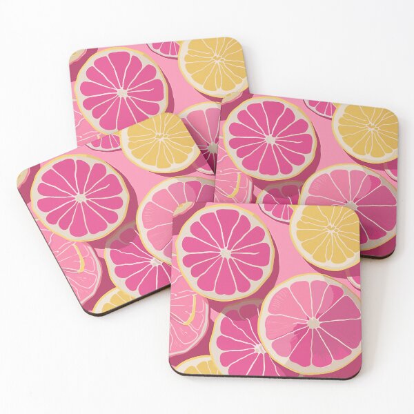 Item preview, Pink and yellow lemon digital art designed and sold by VirtualPalette.