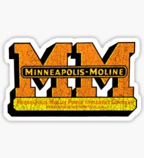 Minneapolis Moline Farm Machinery Sticker