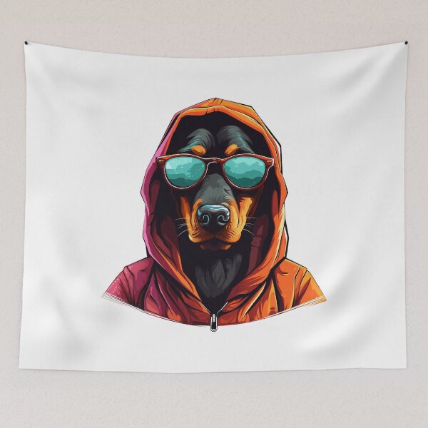 Item preview, Graffiti Protector: Street-Style Doberman Pinscher Edition | Dog Lovers designed and sold by DarcoDesigns.