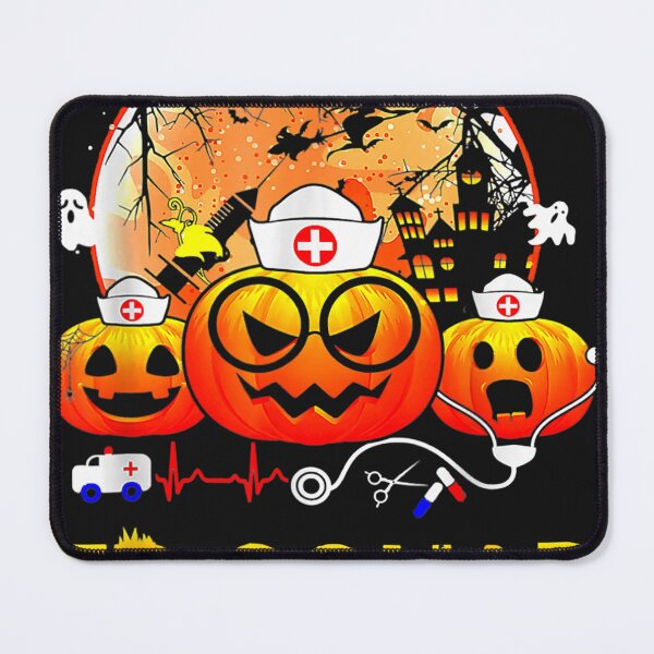 Item preview, ER Squad Halloween Pumpkin Emergency Room Nurse Spooky Vibes designed and sold by TonitaCaufield.