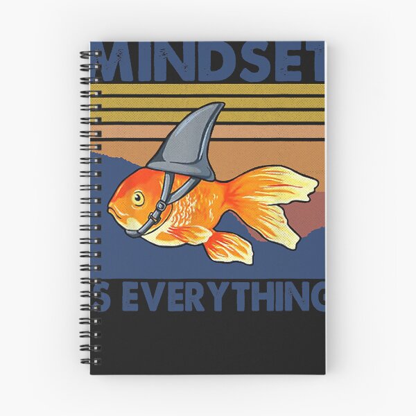 Item preview, Everything Is Mindset Shark Fin Goldfish Vintage  designed and sold by TonitaCaufield.