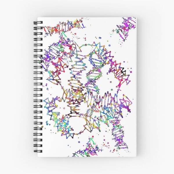 Item preview, The structure of DNA, DNA molecule, watercolor DNA, dna, molecule, dna print, Art Print, dna helix molecule, abstract dna  designed and sold by Rosaliartbook.