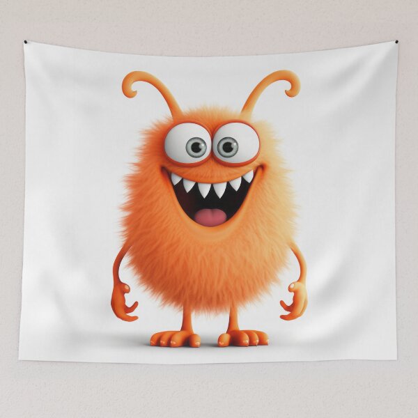 Item preview, Cute Monster - Orange designed and sold by TLCPhotoArt.
