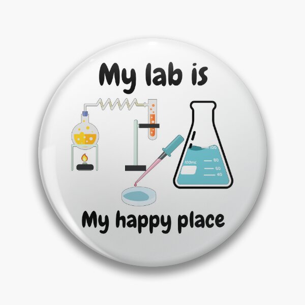 Item preview, My lab is my happy place, biology and science designed and sold by NoetherSym.