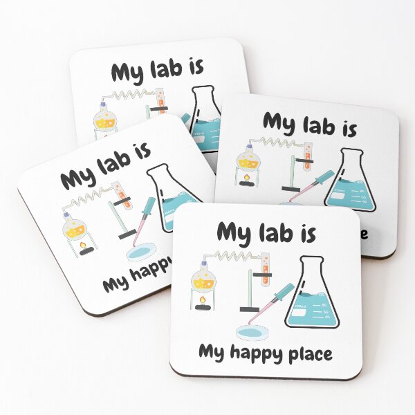 Item preview, My lab is my happy place, biology and science designed and sold by NoetherSym.