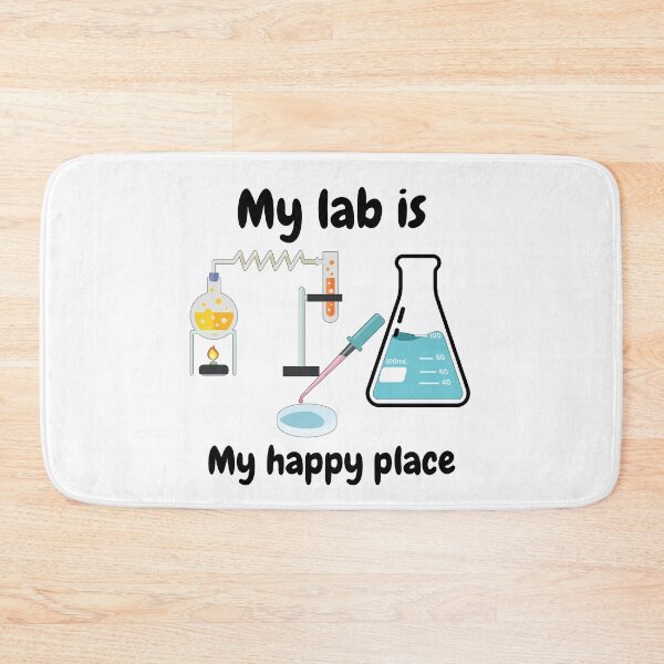 Item preview, My lab is my happy place, biology and science designed and sold by NoetherSym.