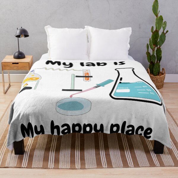 Item preview, My lab is my happy place, biology and science designed and sold by NoetherSym.