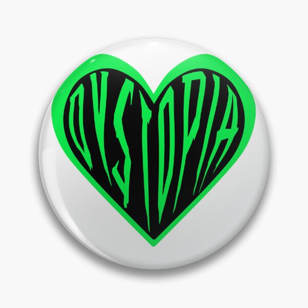 Item preview, dystopia green neon heart designed and sold by TheMillusion.