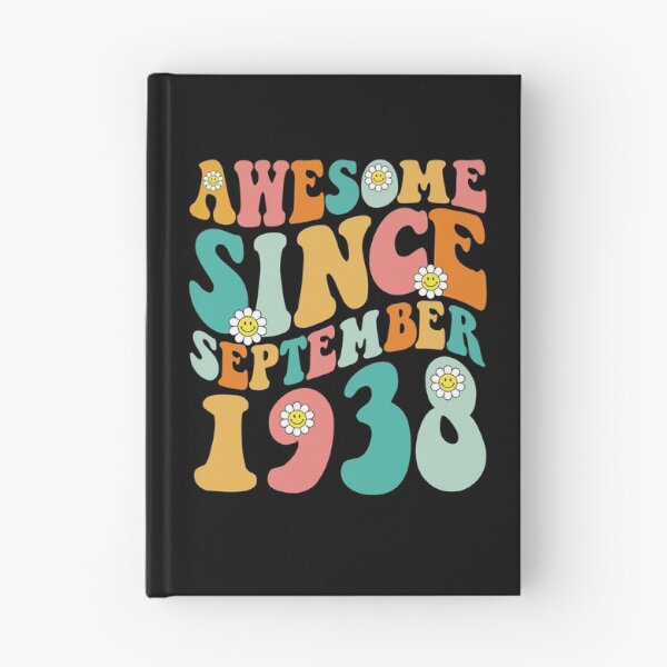 Item preview, Awesome Since September 1938 | Made In 1938 | Retro Groovy Birthday designed and sold by Christina-grich.